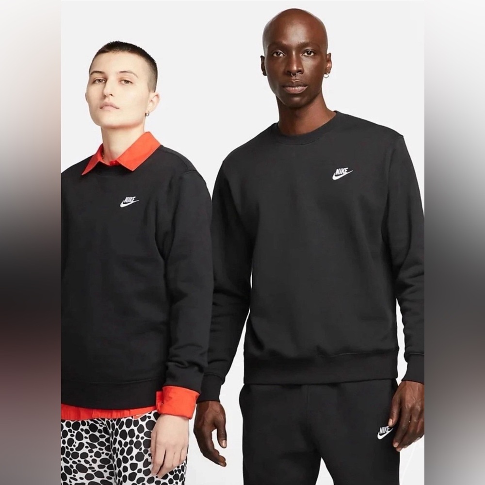 Nike Men's Black Crewneck Sweatshirt size Large New
